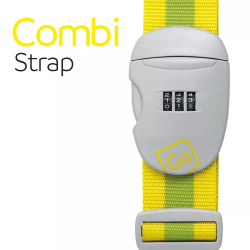 Go Travel Combi Luggage Strap (Yellow/Green)