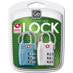 Go Travel TSA Combi Cable Padlocks