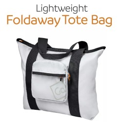 Go Travel Lightweight Foldable Tote Bag (Grey)