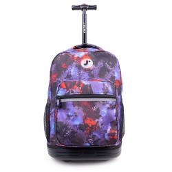 Sunrise Rolling Backpack (18 Inch) Galaxy