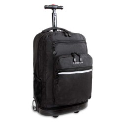Sundance Laptop Rolling Backpack (19.5 Inch) Black