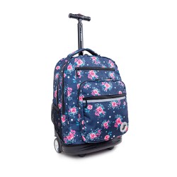 Sundance Laptop Rolling Backpack (19.5 Inch) Navy Rose