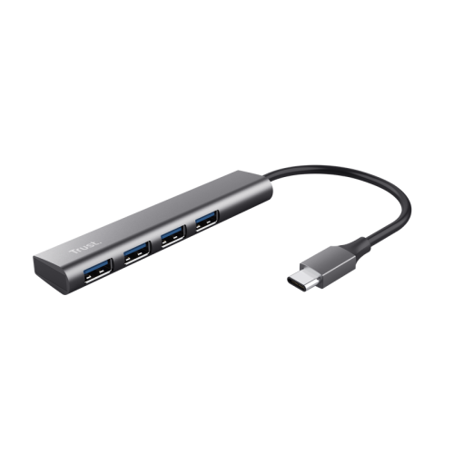 Trust Halyx Fast USB-C Hub Elegante hub USB