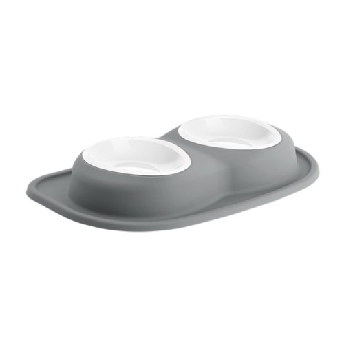 WeatherTech® Double Low Pet Feeding System with plastic bowls 32oz (4cups)
